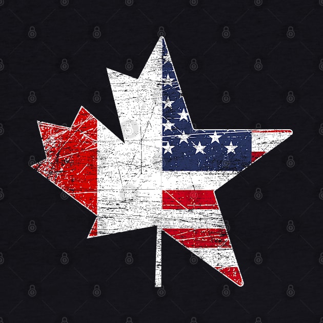 Maple Leaf Canadian USA Flag by ShirtsShirtsndmoreShirts